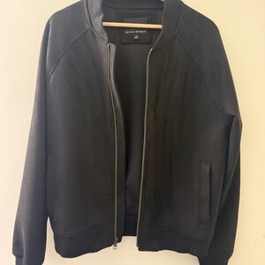 Banana Republic Men's Black Bomber Jacket